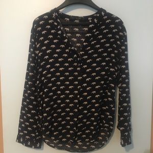 Fun 2 Fun Elephant Tunic top navy